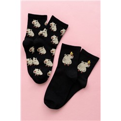 Носки женские Капибара (набор 2 пары)