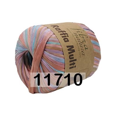 Пряжа Fibra Natura Raffia Multi