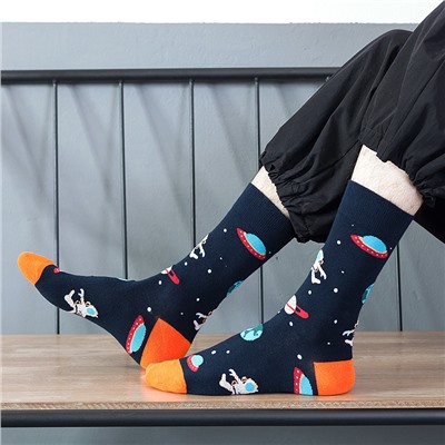 Tide, autumn trend socks, mid-length, European style, wholesale