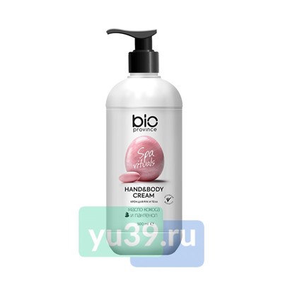 Крем для рук и тела Bioprovince Питание и увлажнение 500 мл