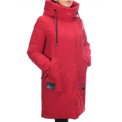 21-968 RED Пальто женское зимнее (200 гр. холлофайбера)