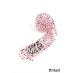 Сетка формовочная, калибр 150 мм, цвет красно-белый