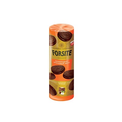 «Forsite», печенье–сэндвич с шоколадно-ореховым вкусом, 220 г