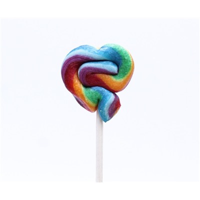 Леденцы "Радужное ассорти", клубничный пломбир (шоубокс - 30 шт.)