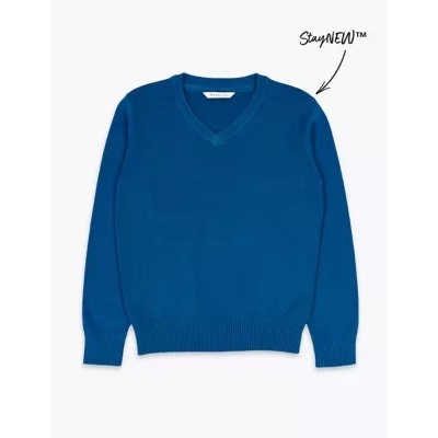 Unisex Cotton Rich School Jumper (3-16 Yrs)