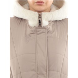 2660 BEIGE Пальто двухстороннее женское еврозима (100 гр. холлофайбер)