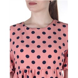 916 Платье летнее в горошек Fashion