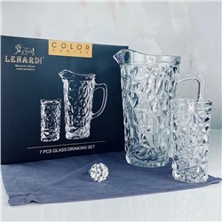 588-570 Набор графин 1000мл и 6 стаканов 300мл в под.уп.(х4)Стекло