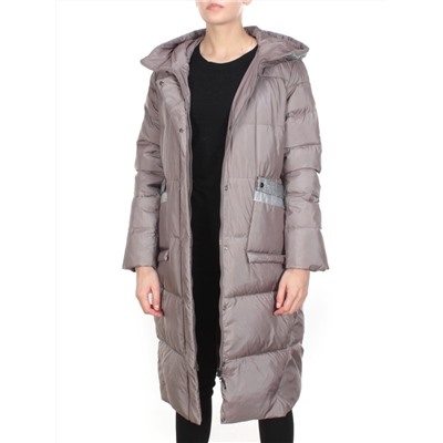 2115 LIGHT GRAY Пальто зимнее женское MELISACITI (200 гр. холлофайбера)