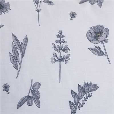 Постельное бельё LoveLife дуэт "Dark flowers" 143х215см-2шт, 225х240см, 50х70см-2шт, 100% хлопок, сатин, 125г/м²
