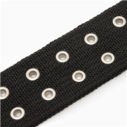 Ошейник четырехслойный, 80×4.9 см, ОШ 65-75 см, полиэстер, чёрный