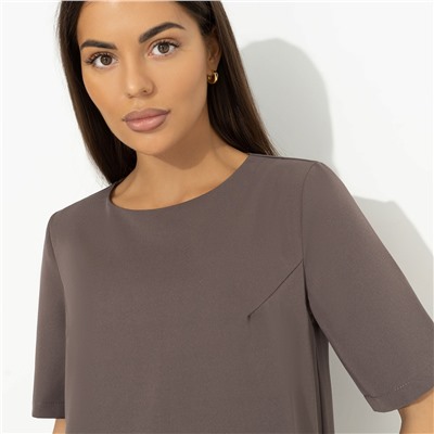 Платье с карманами, Виртуальные будни (brown)