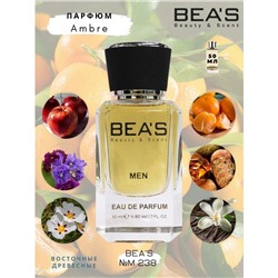 Beas M238 Baldessarini  Men edp 50 ml, Парфюм мужской Beas M238 создан по мотивам аромата Baldessarini Ambre