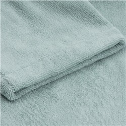 Халат махровый с капюшоном женский SL HOME: Basic "Аззура", р-р L, 100% хл, 420 г/м2