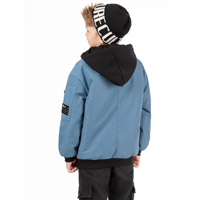 Куртка утеплённая для мальчика NIKASTYLE 4м5525 Джинс Nikastyle