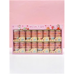 Набор декоративного скотча 10 шт. "Food stories", hare, шоу-бокс 8 шт.