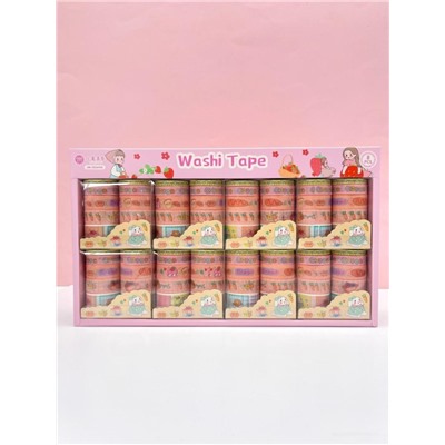 Набор декоративного скотча 10 шт. "Food stories", hare, шоу-бокс 8 шт.