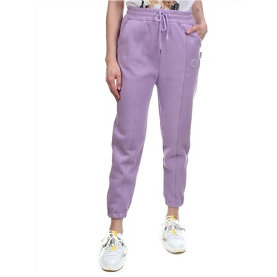 08 LILAC Брюки спортивные женские на флисе (100% хлопок) 7986