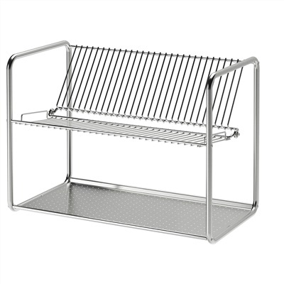 ORDNING, Abtropfgestell, Edelstahl,, 50x27x36 cm