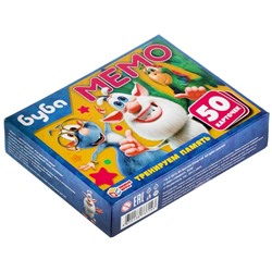 Игра карточная Мемо «Буба», 50 карточек 65х95 мм