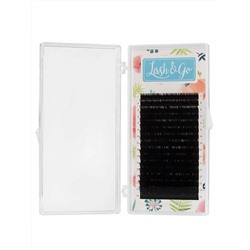 Lash&Go Ресницы на ленте Микс 16 линий 7-14 мм, D, 0,15 мм, черный