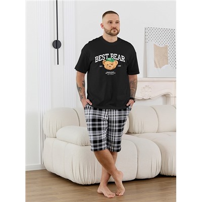 Мужской костюм Мишель-7 КП-169 / чёрный