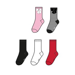 Носки для девочки, 5 пар в комплекте