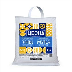 Мука Цесна в/с пшеничная 5кг