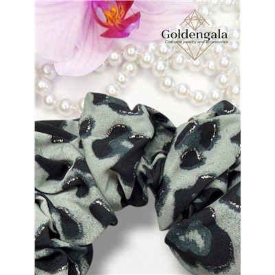 Резинка для волос объемная леопардовая Арт:Р17А/005