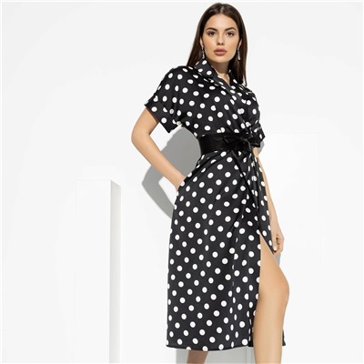 Платье, Украшение леди (black elegant, с поясом)