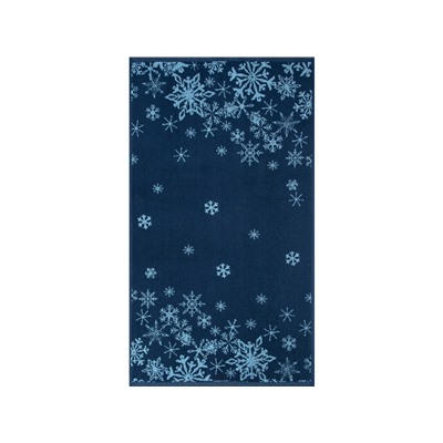 Полотенце махровое 6с103.412ж1 Снежинки-арт(джинс) 50х90см