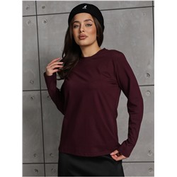 Лонгслив "Классик" Бордо