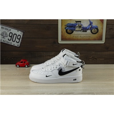 Зимние Nike Air Force из натуральной кожи
