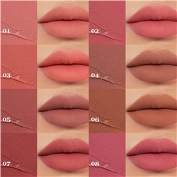 Матовая помада для губ O.TWO.O вельветовая #03 - Абрикосово-персиковый