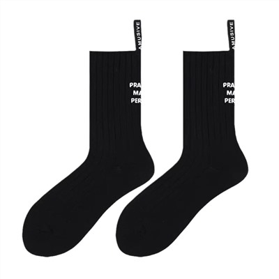 Tide, small design heel sticker for men and women for beloved, sports knee socks, mid-length, internet celebrity