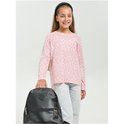 Лонгслив "Леопард" Детский Розовый