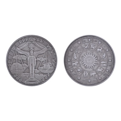MN020-07 Сувенирная монета Знаки Зодиака Весы, d.4см