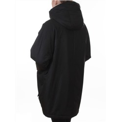 8020 BLACK Куртка демисезонная женская (100 гр. холлофайбер)