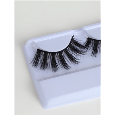 Ресницы накладные «Эффектность», 18-20 мм, без клея, чёрные