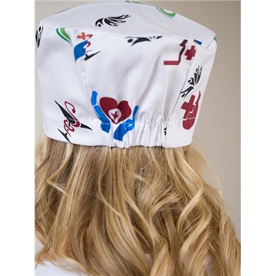 Колпак медицинский М-603(N3-0) Стрейч / Принт