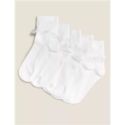 5pk of Frill Ankle Socks