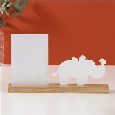 Фоторамка для фото 10×15 см «Носорог с птичками», 4×27.3×14 см