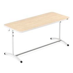 Стол Дельта SHT-T-TN18/3-7
                        д3-7,двухм берёза / белый муар