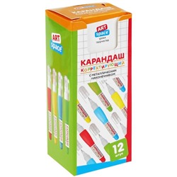 Корректирующий карандаш ArtSpace, металлический наконечник