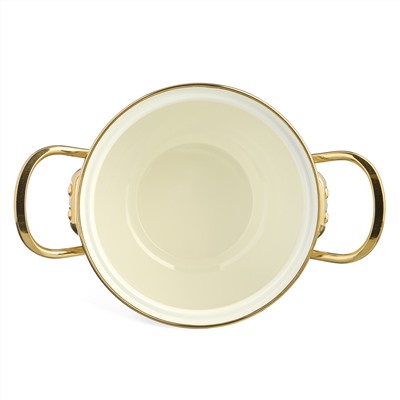 КАСТРЮЛЯ ЭМАЛИРОВАННАЯ AGNESS СО СТЕКЛЯННОЙ КРЫШКОЙ СЕРИЯ "CELEBRATION", 1.5 Л, 16*10 СМ