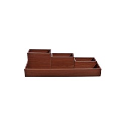 Органайзер 4 секции, 34×12×10 см, для офиса