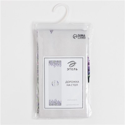 Дорожка на стол Этель Lavender 40×146 см, 100% хлопок, саржа 190 г/м²