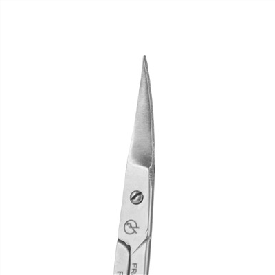 Frau Finger Ножницы маникюрные для ногтей изогнутые / Classic FS-102DP, матовые, ручная заточка, 9 см
