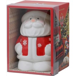 HILLTOP. Новый год. Керамика. Дед Мороз (красный) 50 гр. чайница керам.