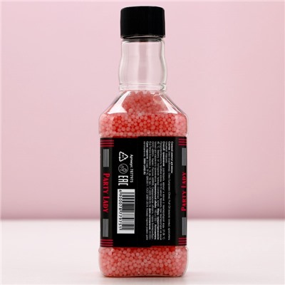 Жемчуг для ванны Party Lady, 190 г, аромат нежного пиона, Чистое счастье